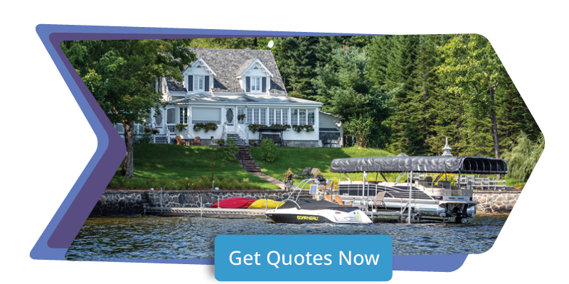 boat on lake dock